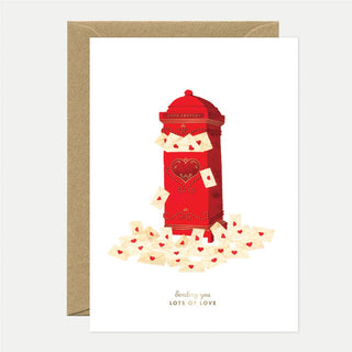 Gold Love Mails // Grußkarte