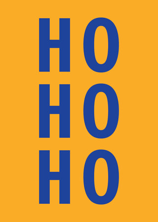 Ho Ho Ho // Grußkarte
