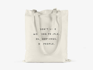 Morning People // Baumwolltasche