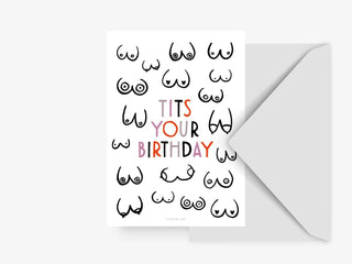 Tits Your Birthday // Grußkarte