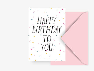 Happy Birthday // Grußkarte