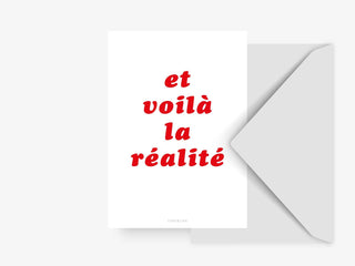 Réalité No. 3 // Grußkarte