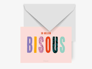 Un Million Bisous // Grußkarte