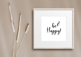 Bee Happy Quote