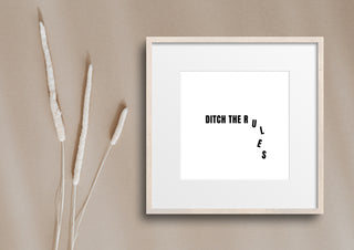 Ditch rules Quote