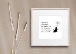 Dream big Quote