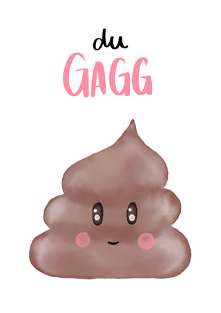 Du Gagg // Grußkarte