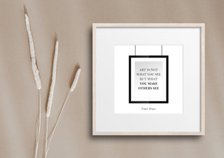 Edgar Degas Quote