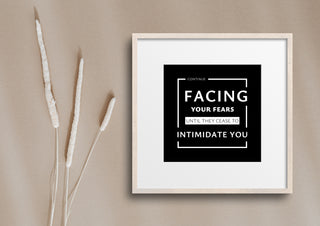 Facing Fears Quote