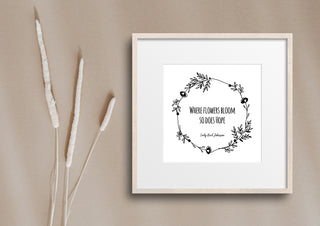 Hope bloom Quote