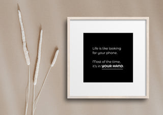 In your hand Quote