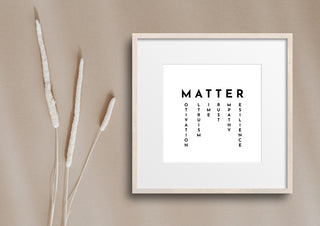 Matter Quote