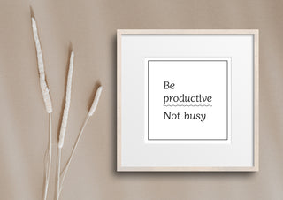 Productive Quote