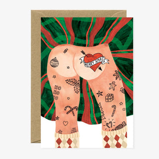 Weihnachts-Tattoo // Grußkarte