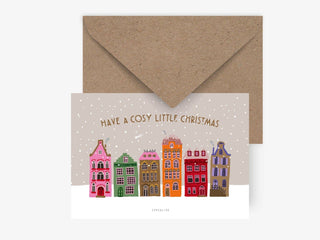Christmas Houses // Grußkarte